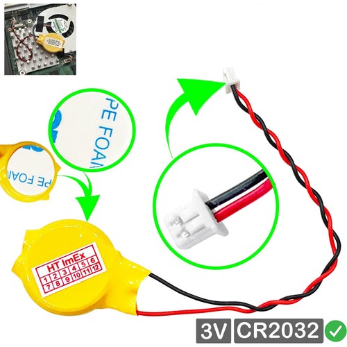 Cr2032 rtc cmos battery with - cr2032,